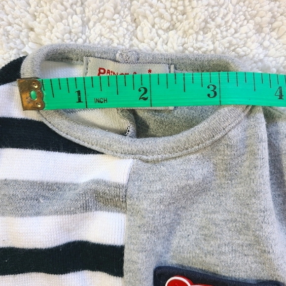 Dog Shirt Gray, White & Black Stripes with Pocket - Picture 7 of 8